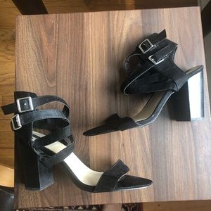 Scrappy Black Sandals